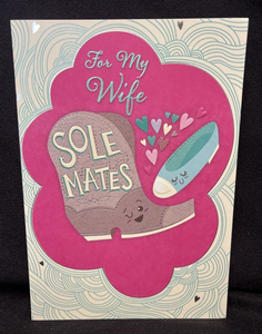 For Wife Happy Anniversary Greeting Card w/Envelope