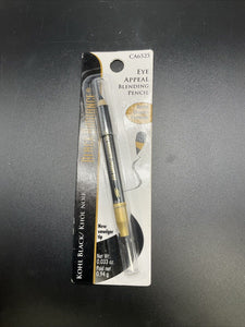 Black Radiance Eye Appeal Blending Pencil Kohl Black 0.033 oz CA6525 Smudger Tip