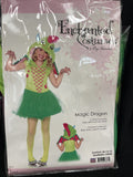 Magic Dragon Child Costume Size Large 10-12 Halloween Enchanted Costume Fun