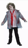 Zombie Boy Costume Child Size Medium 8-10