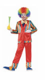 Clown Costume Complete w/ Shoes and Wig  - Halloween - Size Youth Large0