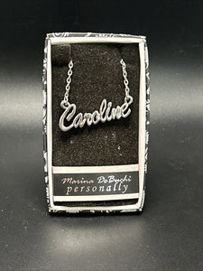Marina DeBuchi "Caroline" Necklace Silver Plated 15 +3 extender NEW