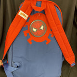 Marvel Spiderman Eyes & Web  Backpack 2 Zipper Compartment