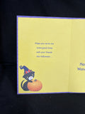 Happy Halloween Young Girl Greeting Card w/Envelope