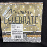 It's Time To Celebrate Congratulations Beverage Napkin (16)