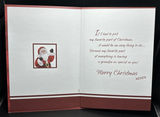Merry Christmas Grandpa Greeting Card w/Envelope