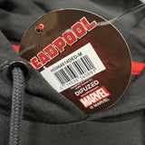 Men's Medium Marvel Deadpool Crazy Bad Things Black Hoodie