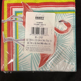 Island Oasis 16 Ct Lunch Napkins Summer Luau Pool Party Flamingos