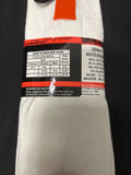 ALLESON ATHLETIC TEAM SOCKS WHITE/ORANGE  SZ 8-10 Baseball NEW
