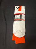 ALLESON ATHLETIC TEAM SOCKS WHITE/ORANGE  SZ 8-10 Baseball NEW