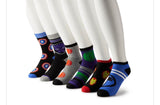 Marvel Superhero Novelty 6 Pairs Socks Mens Sz 6-12