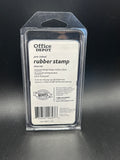 Office Depot Pre-Inked “Draft” Rubber Stamp Blue Ink NEW