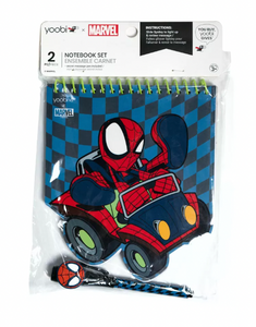 Spider-Man (6X7" Notebook Set) superhero, note book paper w/ pen by Marvel, NEW