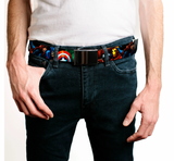 Buckle Down Men's Web Belt Marvel Avengers Poses WAV031