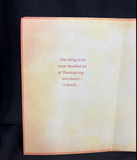 Happy Thanksgiving Son and "Daughter" Greeting Card w/Envelope