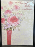 For Sister on Valentine's Day Greeting Card w/Envelope
