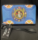 Buckle Down Vegan Leather Zip Wallet Wristlet X-men Xavier Institute