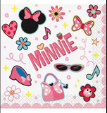 Iconic Minnie Mouse 16 Ct Beverage Napkins Paper