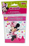 Disney Junior: Minnie Mouse - 8 Birthday Invitations with envelopes Cards