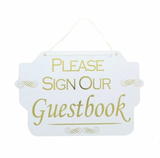 Please Sign Our Guestbook - Wedding Decoration