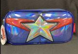 Marvel Captain America 3D 2 Zipper Large Pencil Case/Travel Pouch