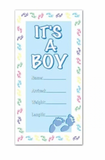 Baby Shower It's a Boy All-Weather Door Sign 60" x 30" Plastic Boy Baby Supplies