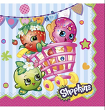 Shopkins Napkins Beverage Napkins Girls Pink Girls Birthday Party Supply