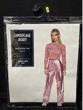 Pink Camouflage Jacket Woman’s Costume (Adult S/M)