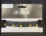 New Child Black Cat Collar, Halloween Costume With Jingle Bells