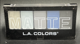 L.A. Colors 5 Color Matte Eyeshadow Pallette - Blue Denim ( CEM474 )