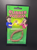 Fake Rubber Worm Prank Party Decoration Red Worm Forum Novelties