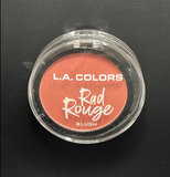L.A. Colors Rad Rouge Blush w/Applicator Brush & Mirror - Blendable - AS IF