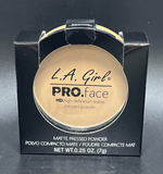 LA Girl Pro Face HD Matte Pressed Powder Foundation Makeup #GPP609 -Medium Beige
