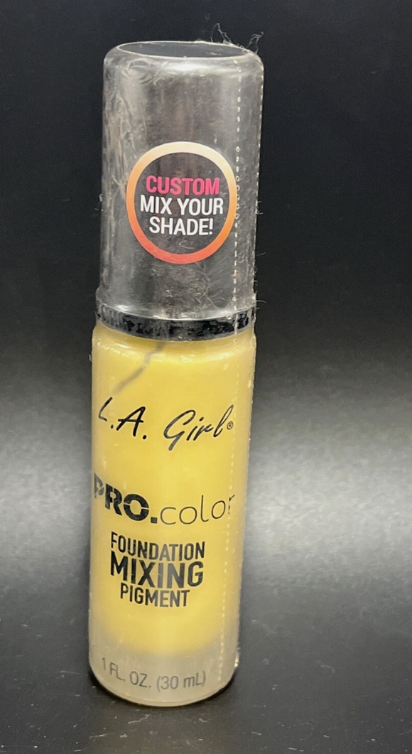 L.A GIRL PRO Color Foundation Mixing Pigment #GLM712  YELLOW 1 fl oz