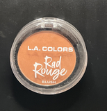 L.A. Colors Rad Rouge Blush With Applicator Brush & Mirror #730 - LIKE TOTALLY