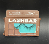 Lashbar 3D Fauxmink Eyelashes, Wavy, Natural, Lightweight, Spiked Winged Effect