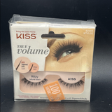 KISS True Volume Natural Plump Eyelashes, Ritzy Natural Black, 100% Natural