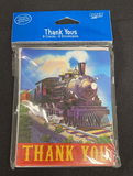 Clickety Clack Train Kids Party Thank you Cards 8ct