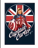 What If Captain Carter Magnet Ata-Boy 2.5" x 3.5"