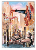 Marvel Captain Marvel 27 Spidey Namor Iron Man Magnet Ata-Boy Magnet 2.5" X 3.5"