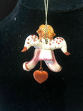 Pink Mia Prayer Angel Orn by the Encore Group made by Russ Berrie NEW