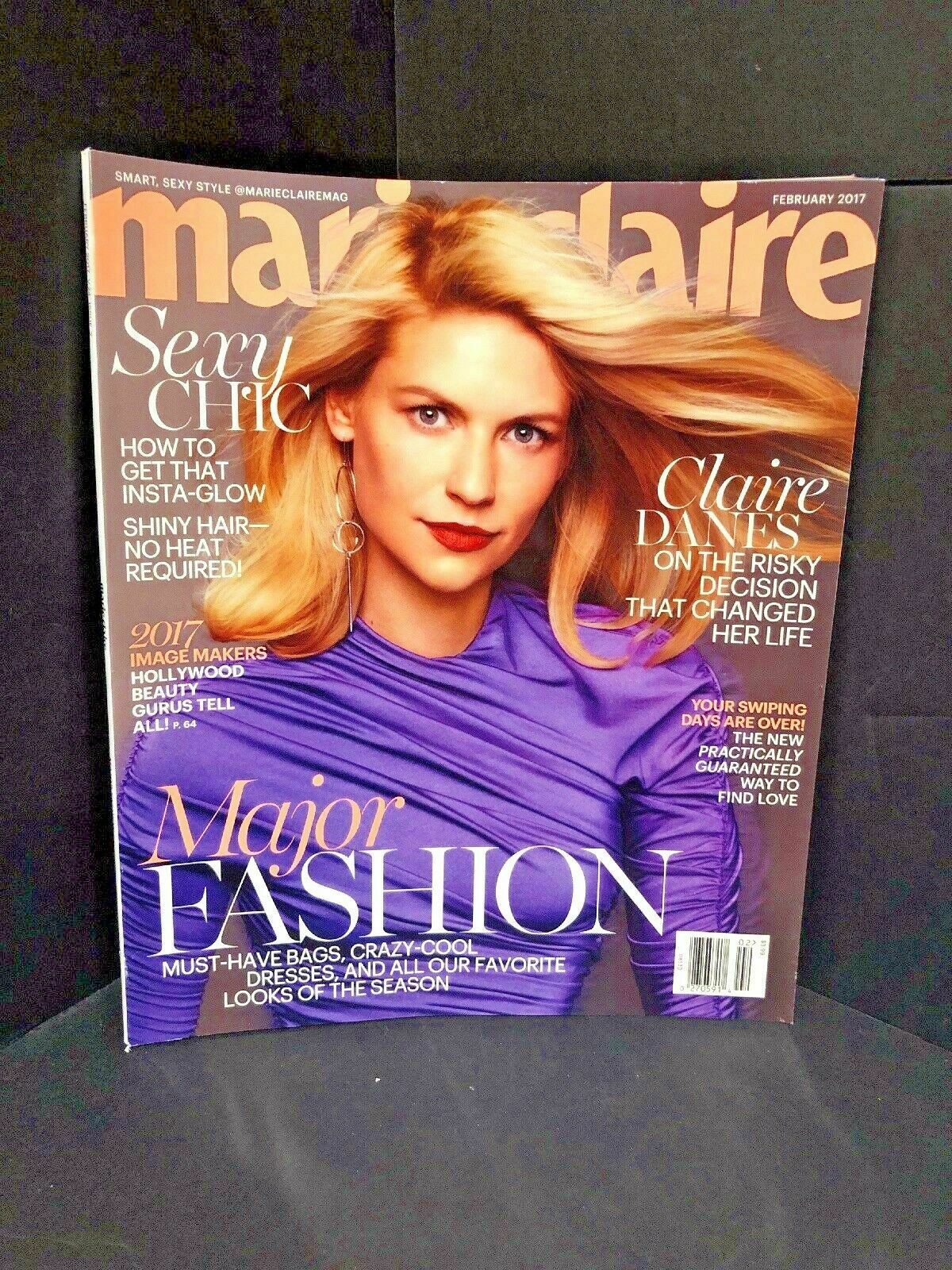 2017 FEBRUARY MARIE CLAIRE MAGAZINE - CLAIRE DANES COVER - FASHION NEW –  The Odd Assortment, image size:1200x1600