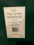 Designer Greetings Deluxe Holiday Cards 18 Count  NEW