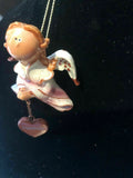 Pink Hannah Prayer Angel Orn by the Encore Group made by Russ Berrie NEW