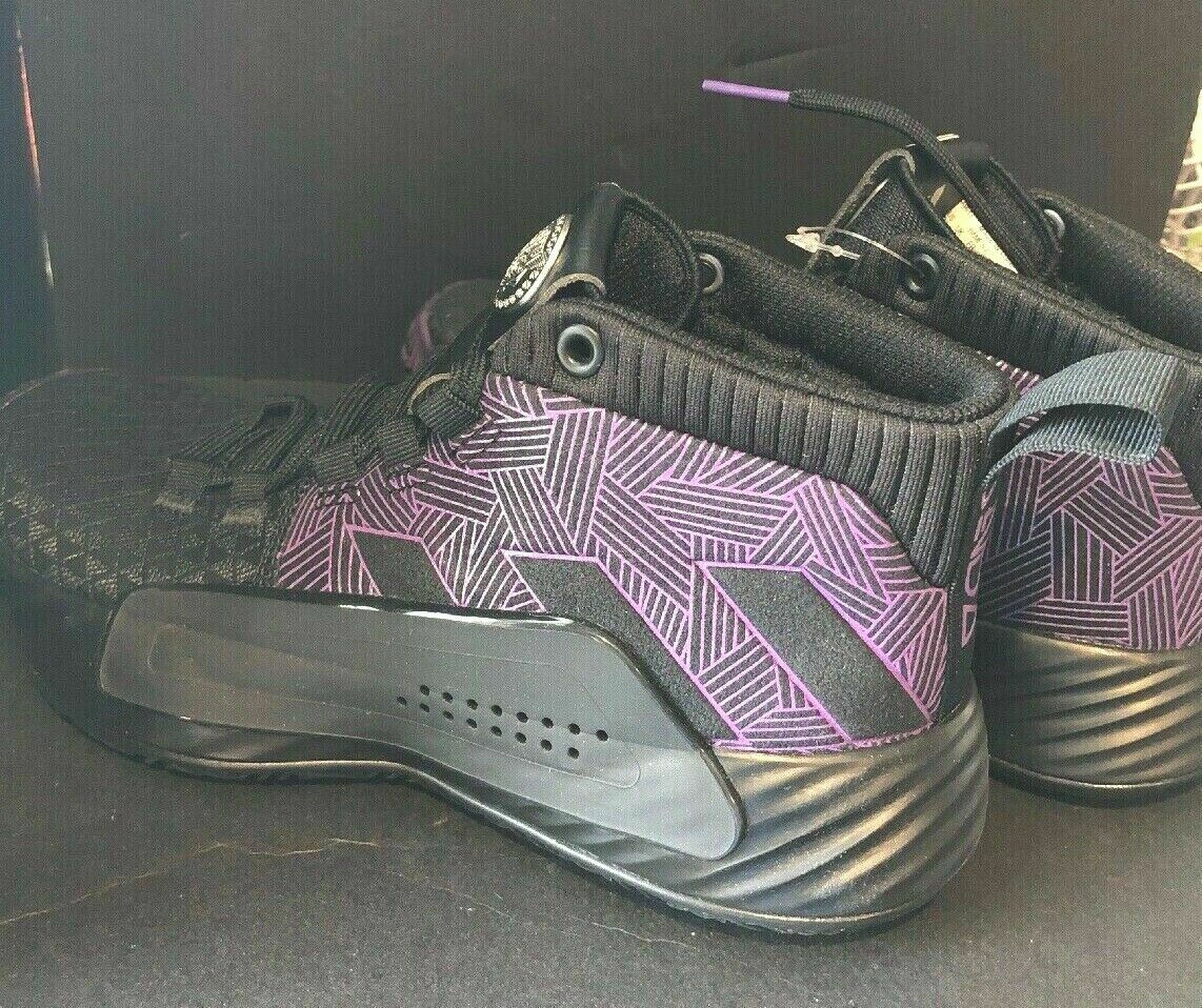 Buy the Adidas Dame 5 Marvel Black Panther Basketball Shoes Youth Size 5