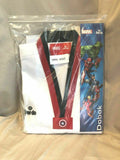 Marvel Dao Do Captain America Poom Collar Taekwondo Dobok Size 2 NEW