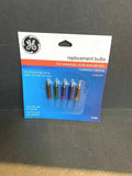 5 total GE MULTI COLOR replacement icicle & net sets bulbs 2.5 volts 0.42 watts