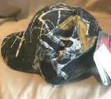 UCLA Bruins  Distress Camo Gray/Black Baseball Cap Adjustable NEW