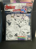 3 Marvel Avengers Assemble Colorups Coloring Activity Poster With 4 Markers NEW