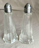 Pair (set Of 2) 1 Oz Tower Shakers w/Chrome Top NEW